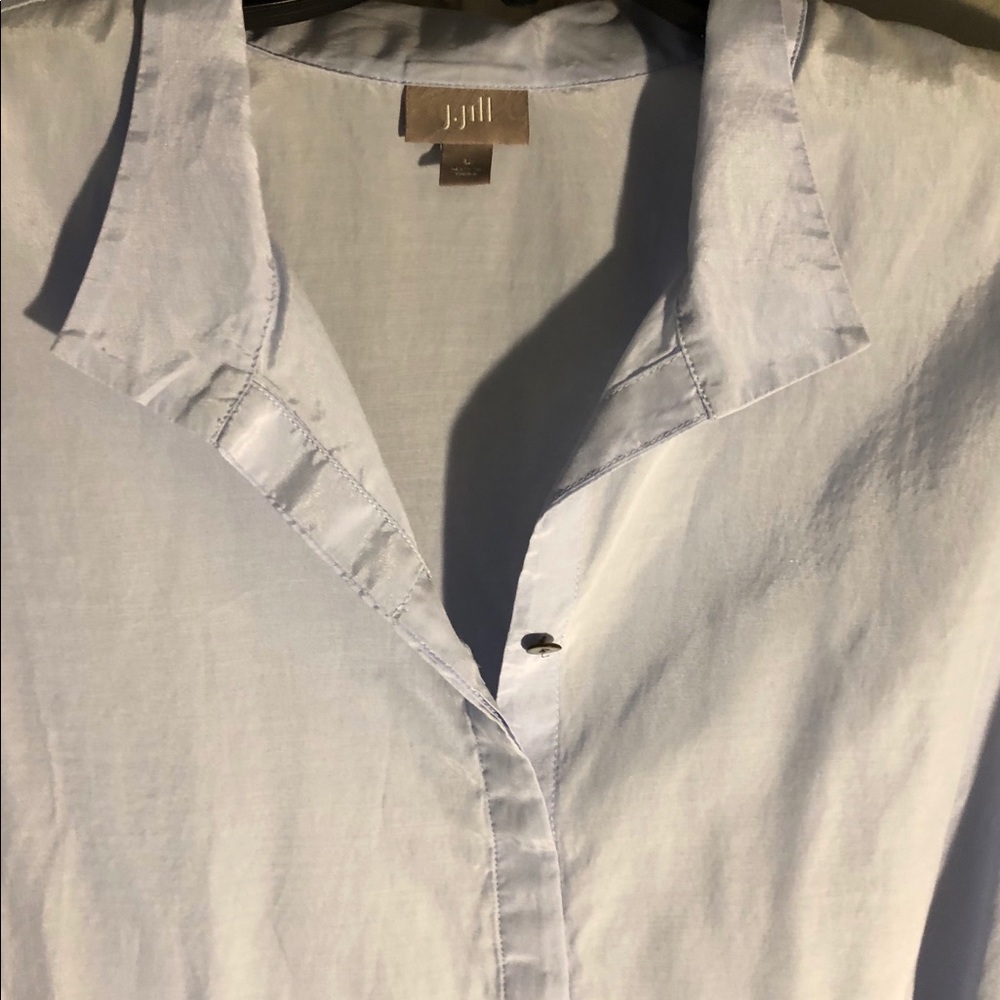 J. JILL SHIRT SKY BLUE COLOR